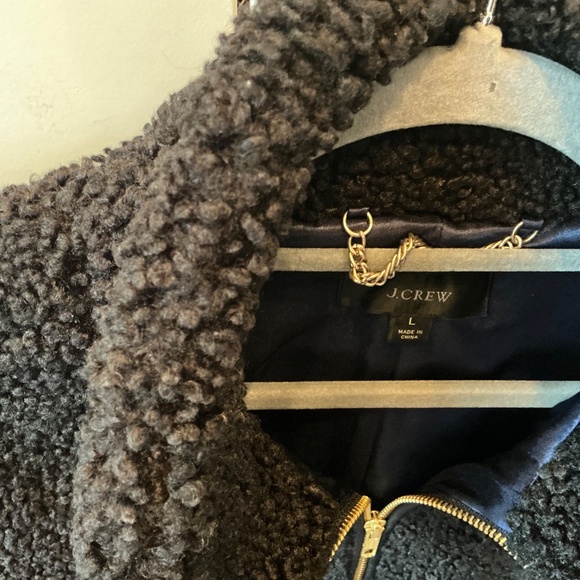 J Crew Sherpa Vest-Large - Picture 2 of 9